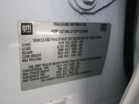 Used 2023 GMC Sierra 2500 Pro w/ Gooseneck/5TH Wheel Package image 54