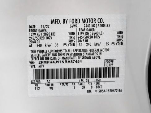 Used 2022 Ford Edge ST-Line AWD/4WD image 50