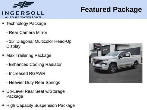 Used 2025 Chevrolet Silverado 1500 High Country w/ Technology Package AWD/4WD image 15