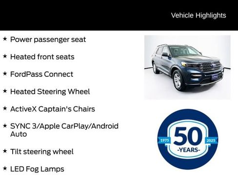 Certified 2022 Ford Explorer XLT w/ Equipment Group 202A AWD/4WD image 16
