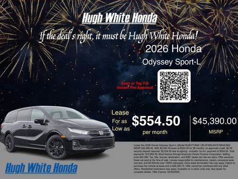 New 2026 Honda Odyssey Sport-L image 3