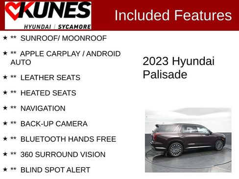 Used 2023 Hyundai Palisade Calligraphy image 2