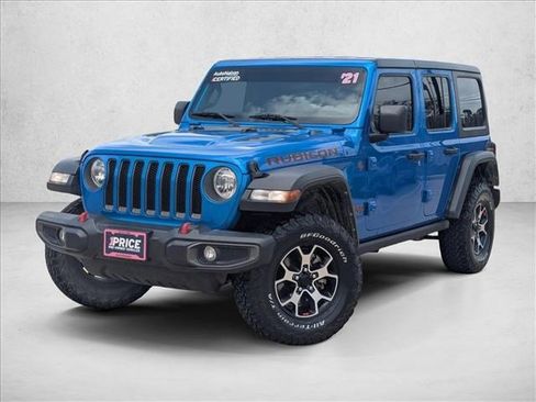 Used 2021 Jeep Wrangler Unlimited Rubicon w/ Cold Weather Group AWD/4WD image 1
