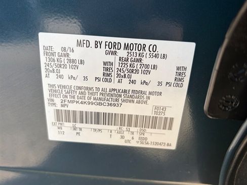 Used 2016 Ford Edge Titanium w/ Equipment Group 301A AWD/4WD image 32
