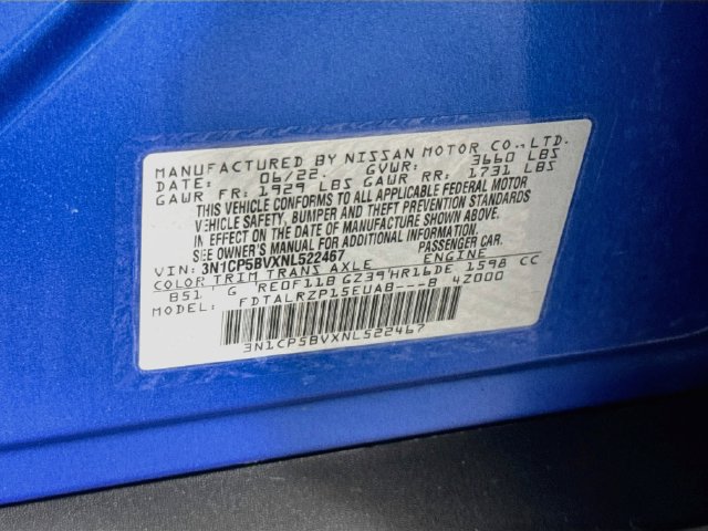 Used 2022 Nissan Kicks S FWD image 37