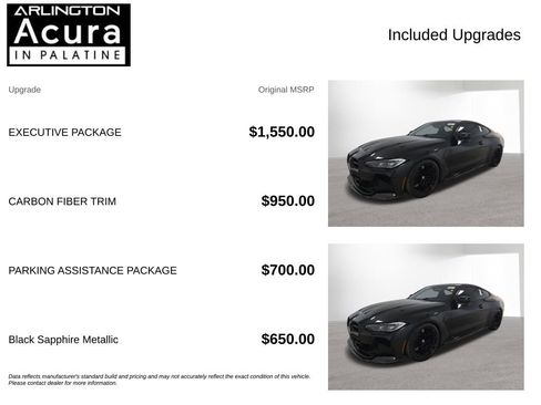 Used 2024 BMW M4 xDrive Competition w/ Executive Package AWD/4WD image 4
