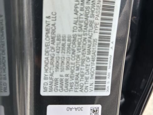 Certified 2025 Honda Accord SE image 18