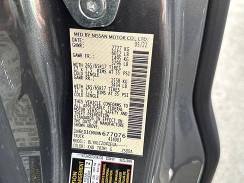 Used 2022 Nissan Frontier SV image 28