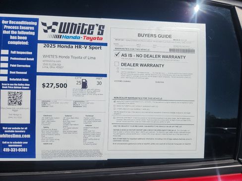 Used 2025 Honda HR-V Sport image 13