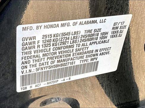 Used 2017 Honda Pilot EX-L image 17