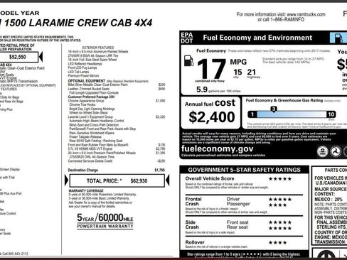 Used 2022 RAM 1500 Laramie AWD/4WD image 4