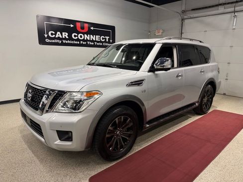 Used 2017 Nissan Armada Platinum w/ Captain Seat Package image 2