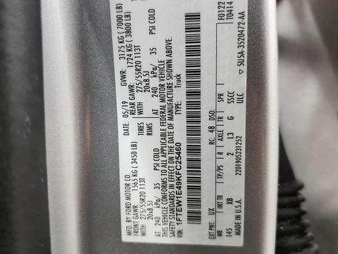 Used 2019 Ford F150 XLT w/ Equipment Group 302A Luxury AWD/4WD image 44