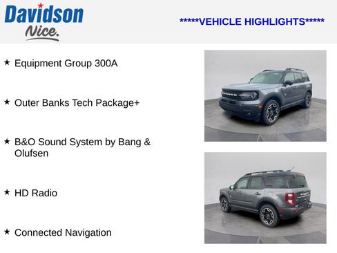 Certified 2025 Ford Bronco Sport Outer Banks w/ Outer Banks Tech Package+ AWD/4WD image 4