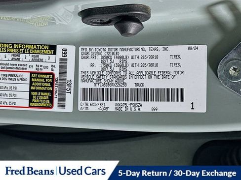 Used 2024 Toyota Tundra SR5 w/ TRD Off-Road Package image 31