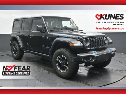 Used 2024 Jeep Wrangler Unlimited Rubicon 4xe w/ Technology Group AWD/4WD image 1