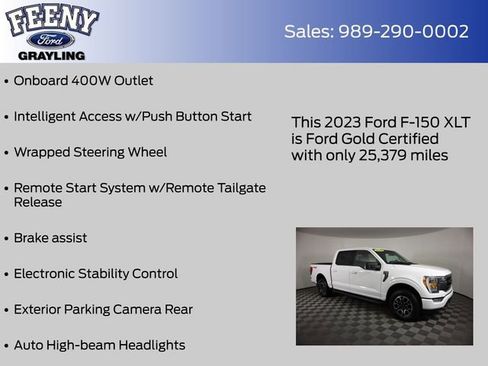 Certified 2023 Ford F150 XLT w/ Equipment Group 302A High AWD/4WD image 22
