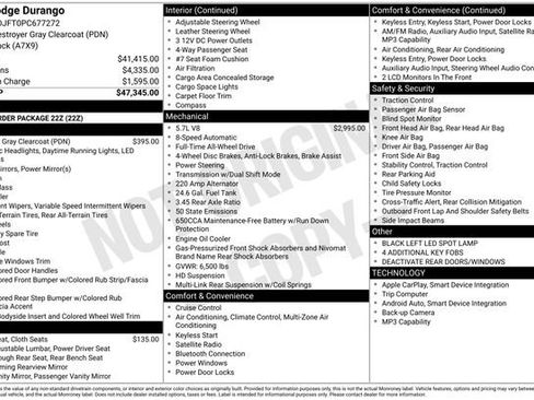 New 2023 Dodge Durango AWD image 15