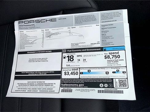 New 2026 Porsche Panamera GTS image 40
