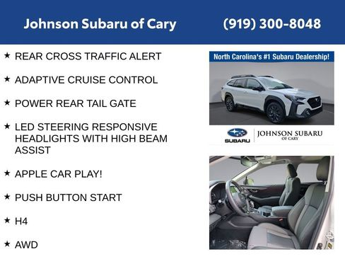 Used 2025 Subaru Outback Onyx Edition XT w/ Popular Package #2 AWD/4WD image 12