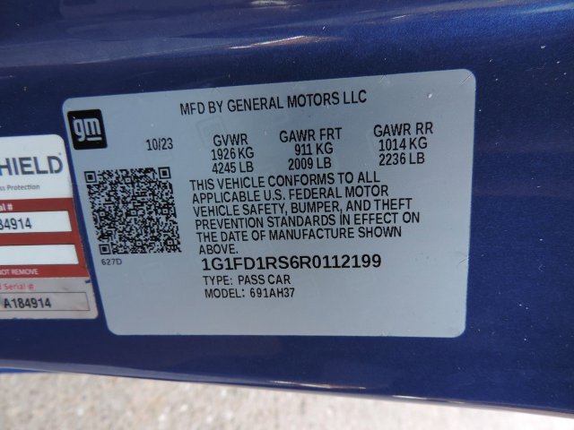 Certified 2024 Chevrolet Camaro LT w/ RS Package RWD image 16