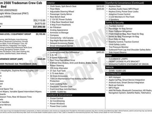 Used 2025 RAM 2500 Tradesman image 7