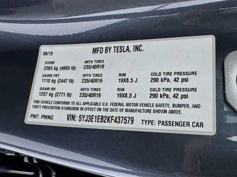 Used 2019 Tesla Model 3 Long Range AWD/4WD image 57
