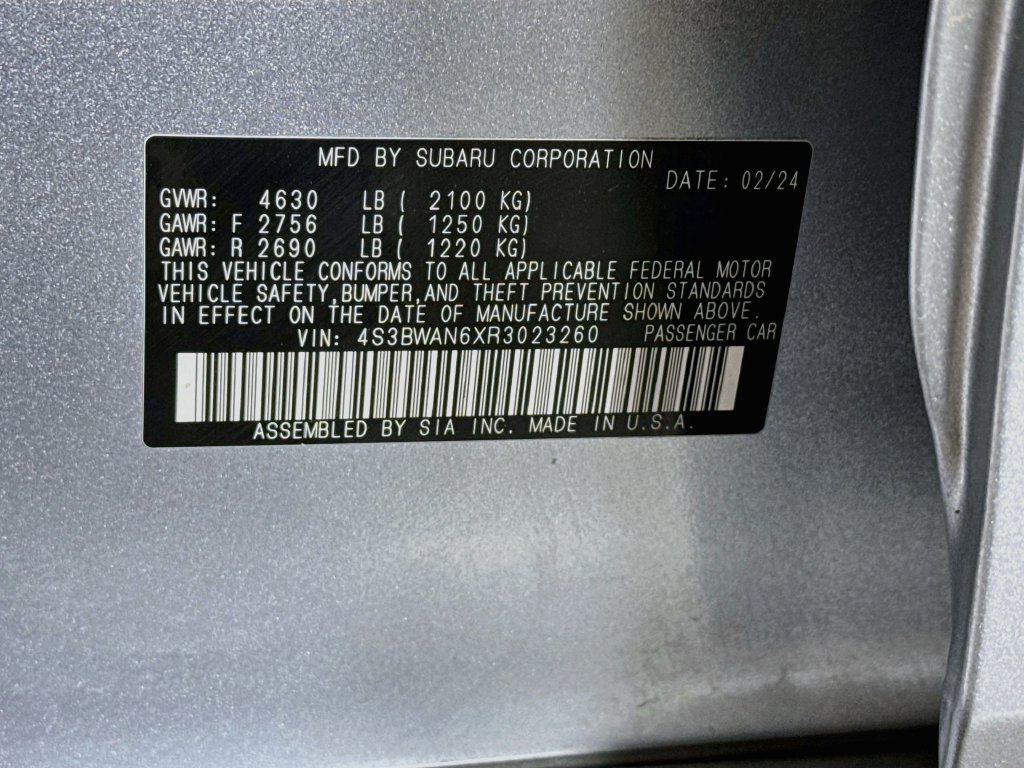Certified 2024 Subaru Legacy Limited AWD/4WD image 42