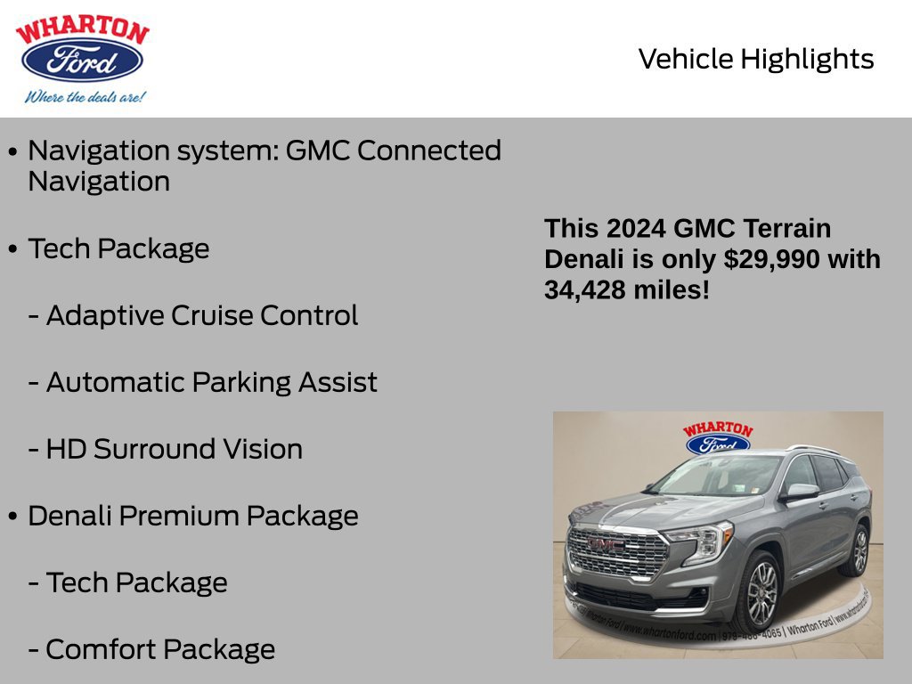 Used 2024 GMC Terrain Denali w/ Denali Premium Package AWD/4WD image 6