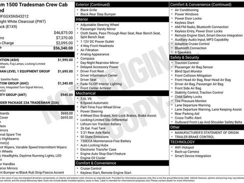 Used 2025 RAM 1500 Tradesman w/ Night Edition AWD/4WD image 13