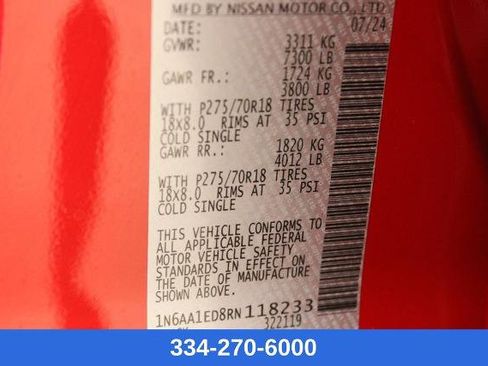 Certified 2024 Nissan Titan PRO-4X w/ Off Road Protection Package image 30