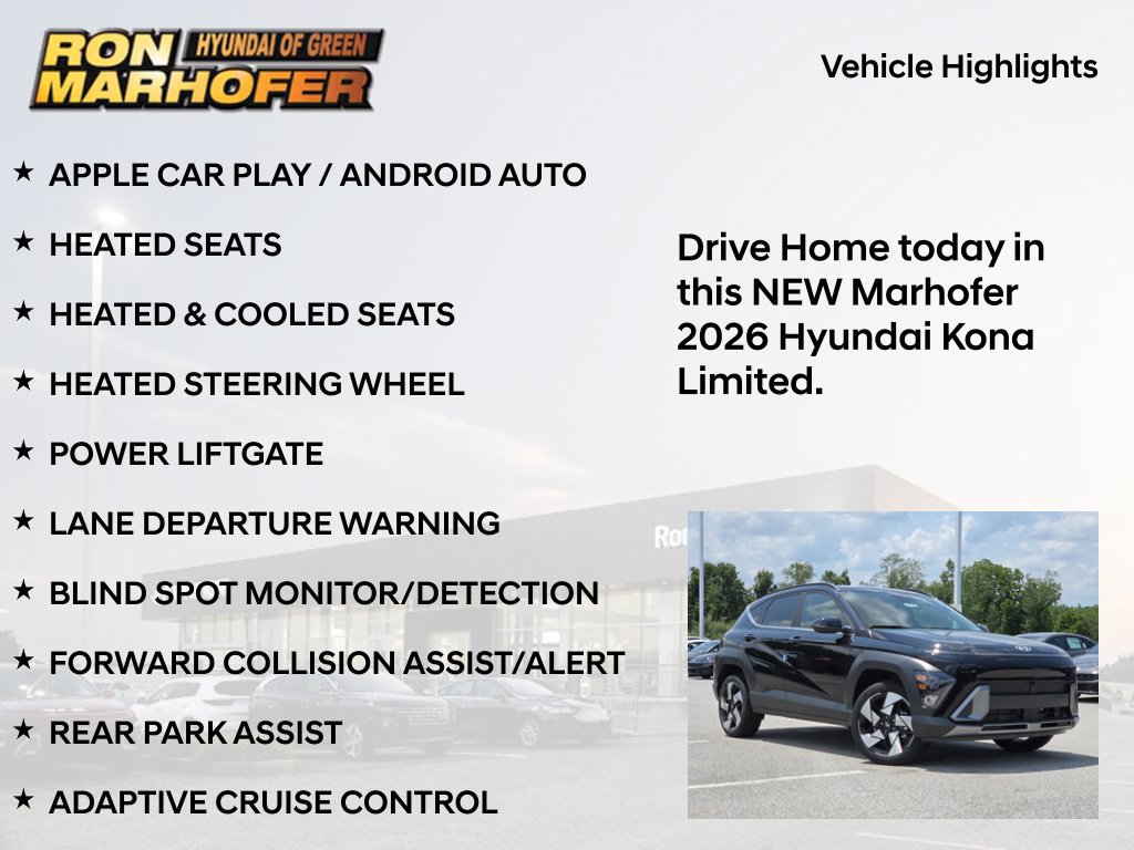 New 2026 Hyundai Kona Limited AWD/4WD image 15
