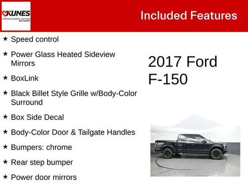 Used 2017 Ford F150 XLT w/ Equipment Group 302A Luxury AWD/4WD image 3