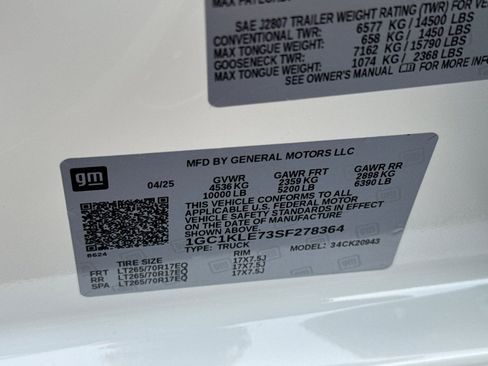 Used 2025 Chevrolet Silverado 2500 W/T w/ WT/CX Safety Package image 32