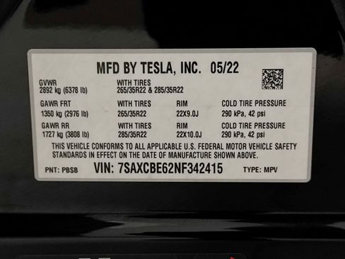 Used 2022 Tesla Model X Plaid AWD/4WD image 41