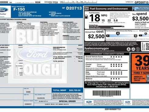 Used 2016 Ford F150 XL w/ Equipment Group 101A Mid RWD image 18