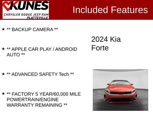 Used 2024 Kia Forte LXS FWD image 2