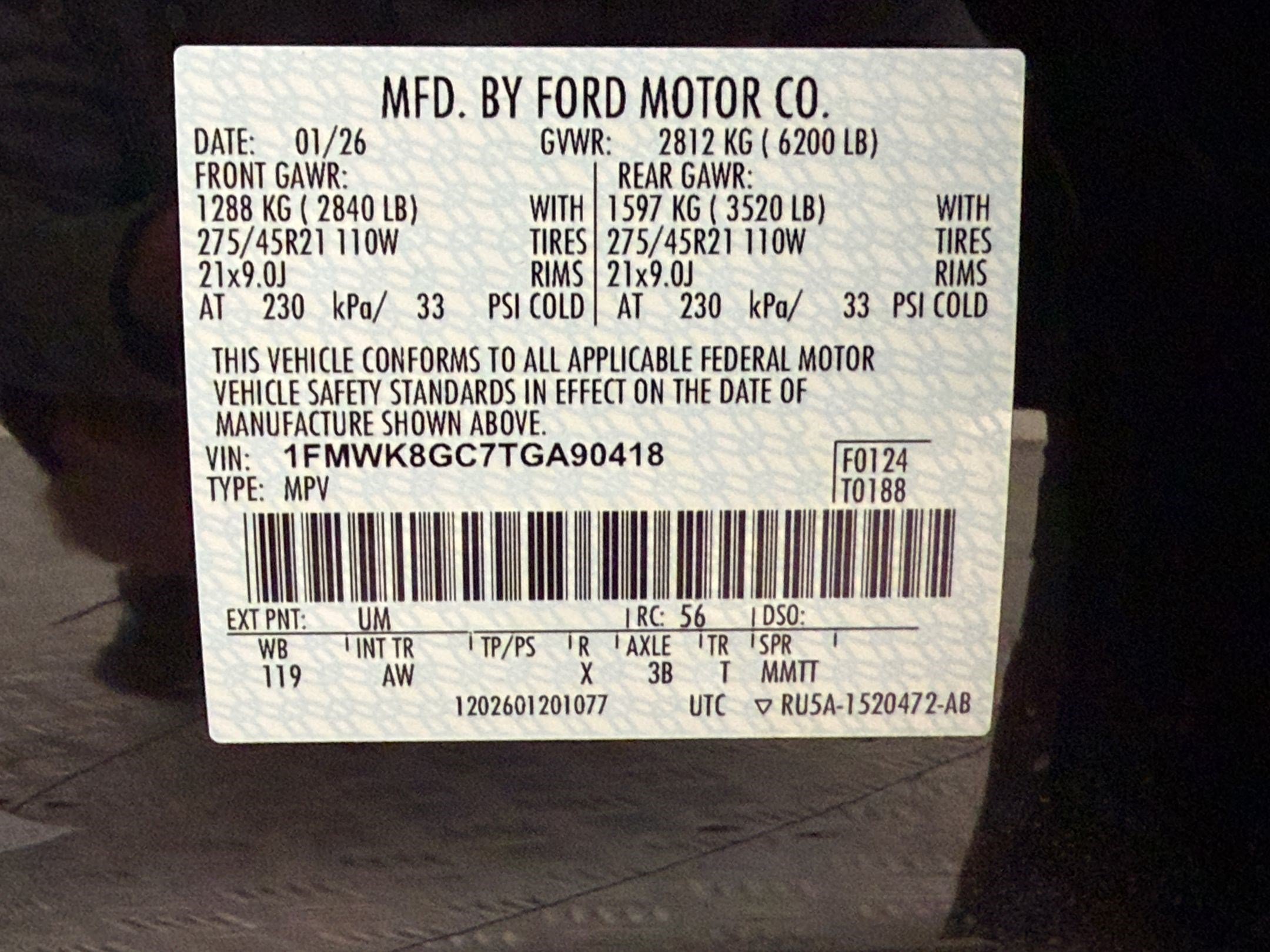 Used 2026 Ford Explorer ST w/ Sun And Sound Package AWD/4WD image 26