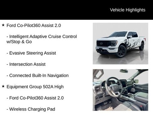 Certified 2023 Ford F150 Lariat w/ Equipment Group 502A High AWD/4WD image 6