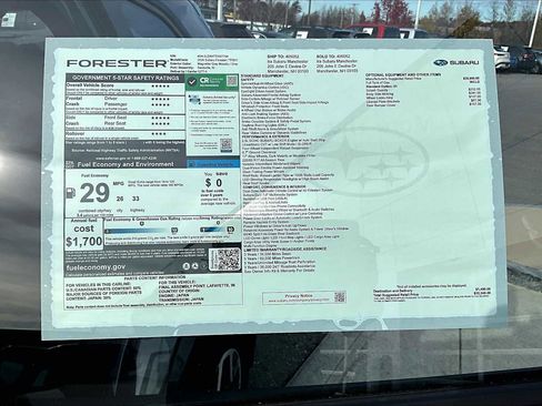 New 2026 Subaru Forester image 19