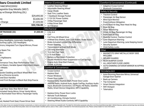 Used 2023 Subaru Crosstrek 2.5i Limited w/ Moonroof Package image 5