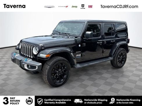 Used 2022 Jeep Wrangler Unlimited Sahara w/ Cold Weather Group AWD/4WD image 1