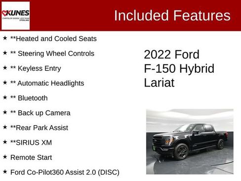 Used 2022 Ford F150 Lariat AWD/4WD image 3