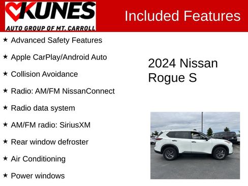 Used 2024 Nissan Rogue S AWD/4WD image 3