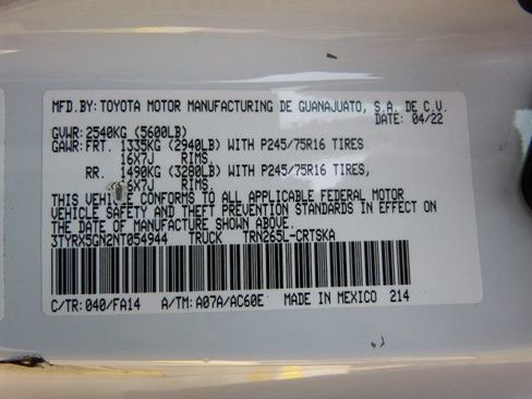 Used 2022 Toyota Tacoma SR RWD image 45