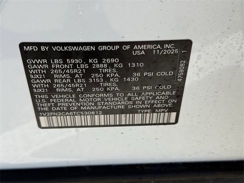 New 2026 Volkswagen Atlas SEL Premium R-Line image 21