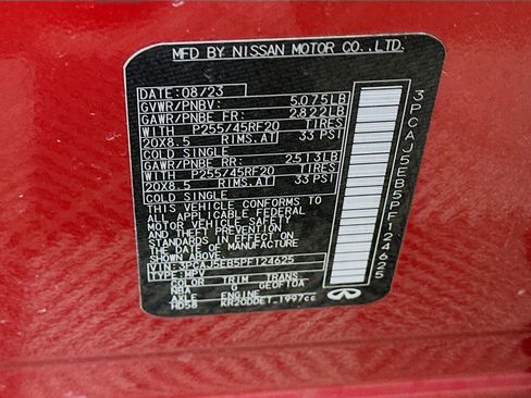 Used 2023 INFINITI QX50 Sensory w/ Cargo Package image 12