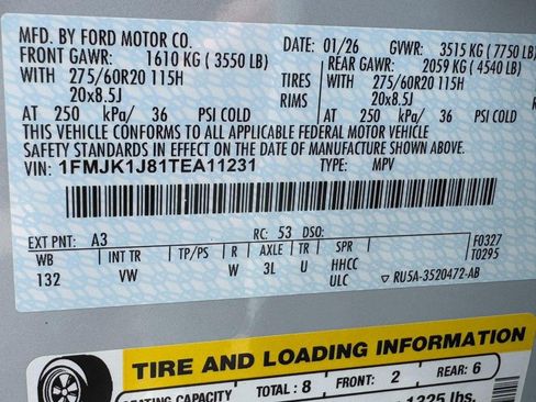 New 2026 Ford Expedition Max Active AWD/4WD image 17