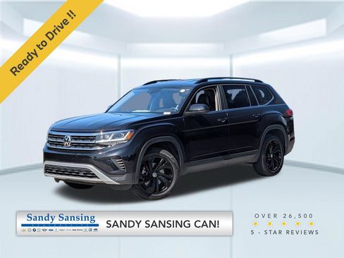 Used 2022 Volkswagen Atlas SE w/ Black Wheel Package FWD image 1