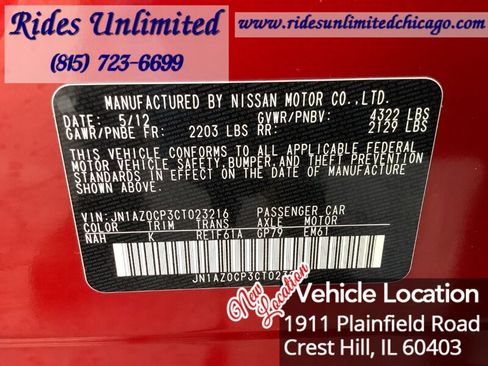 Used 2012 Nissan Leaf SL image 25